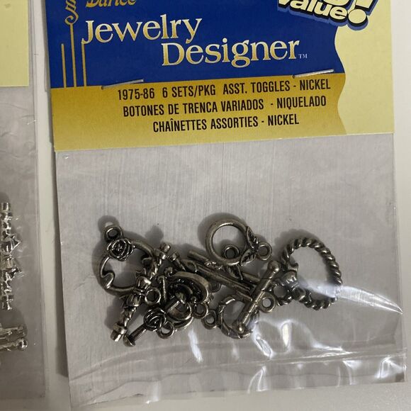 Darice Jewelry Designer Mixed Lot of Beads & Clasps Jewelry Making 4 pkgs NEW - Picture 5 of 6